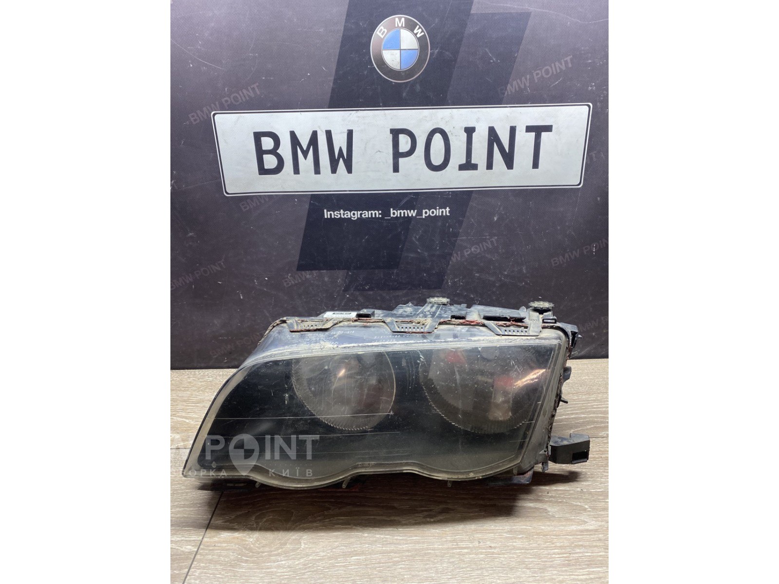 Фара BMW E46 ліва дорестайл галогенна